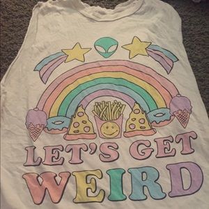 Let’s get weird muscle tee